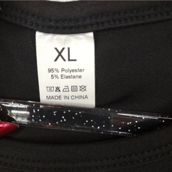 Year of the Dragon Asian 2024 Top Black with Graphics design size XL - Picture 3 of 8